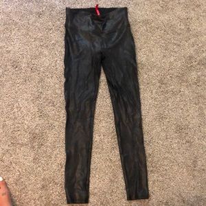 Spanx leather Leggings